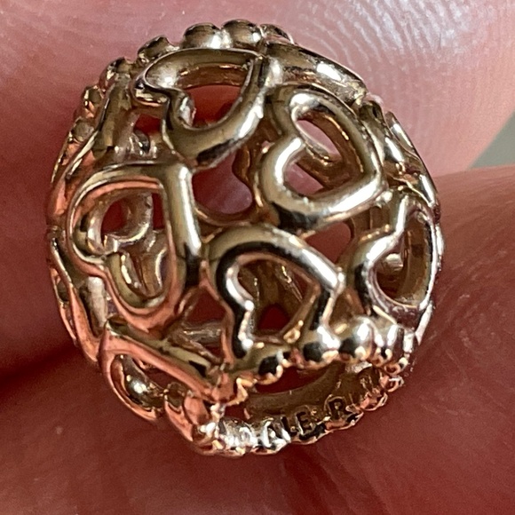 Pandora rose gold necklace ball of hearts - Picture 5 of 5